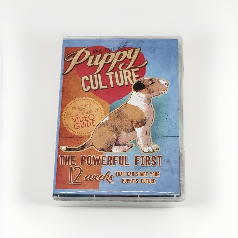 Puppy Culture: The Powerful First 12 Weeks 4 DVD Dog Training Instructional OOP